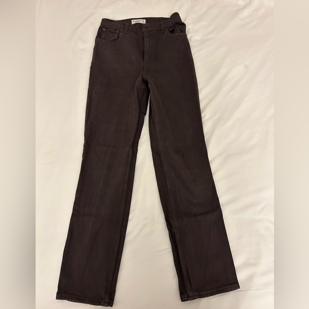 Abercrombie Brown 90’s Straight Ultra High Rise | 26/2L